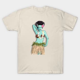 Tiki Hula Bride T-Shirt